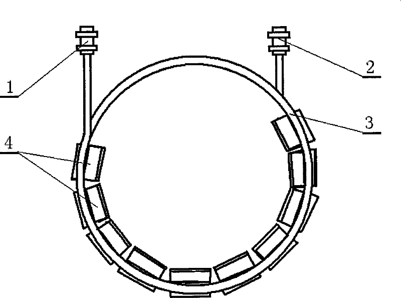 Method and device for coiled fluid magnetizing treatment