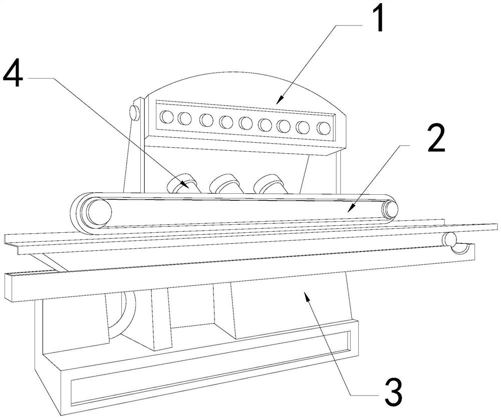 Edge straightening machine convenient to overhaul and used for wood processing