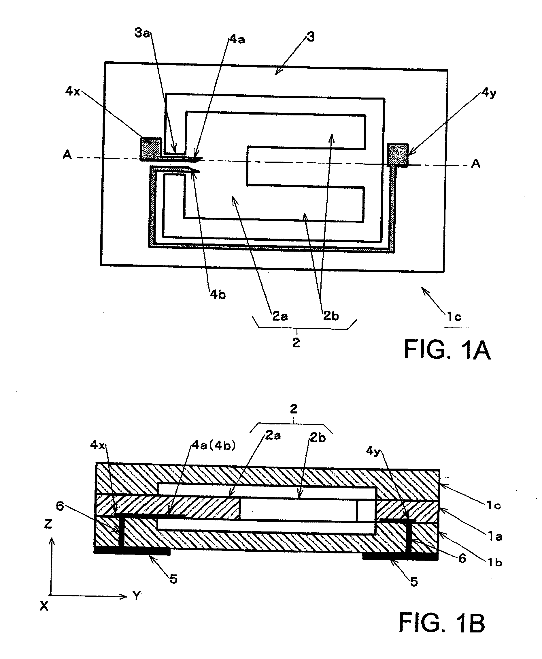 Crystal unit having stacked structure