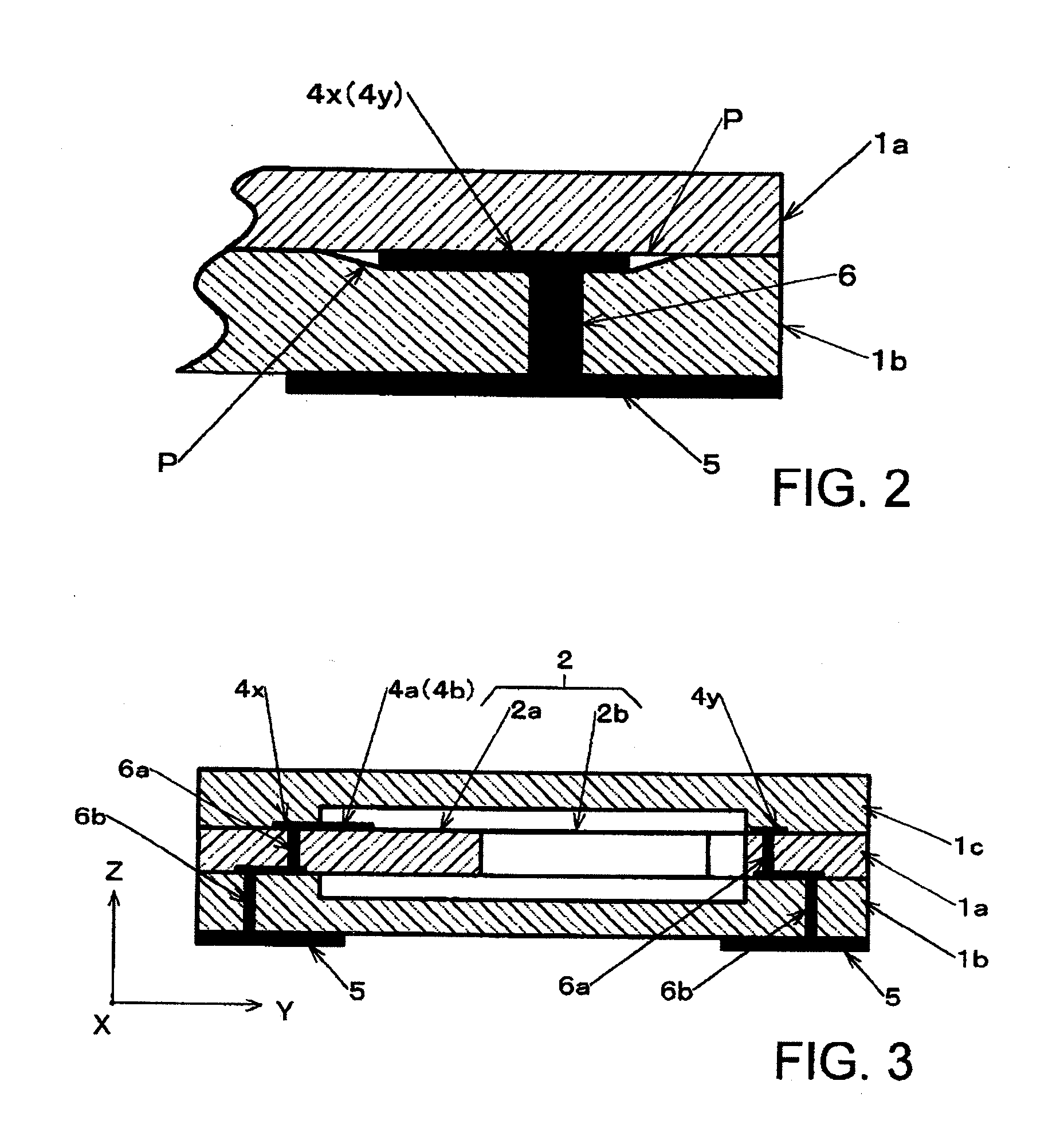 Crystal unit having stacked structure