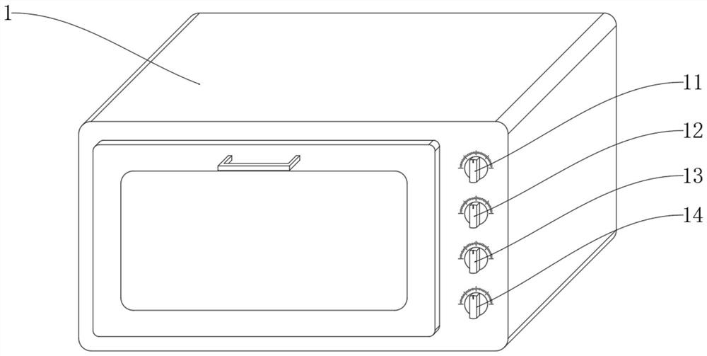 Structure for replacing inner container of oven product with glass inner container