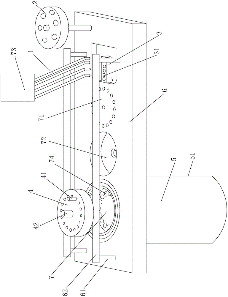 DNA sequencing device and system based on pyrosequencing