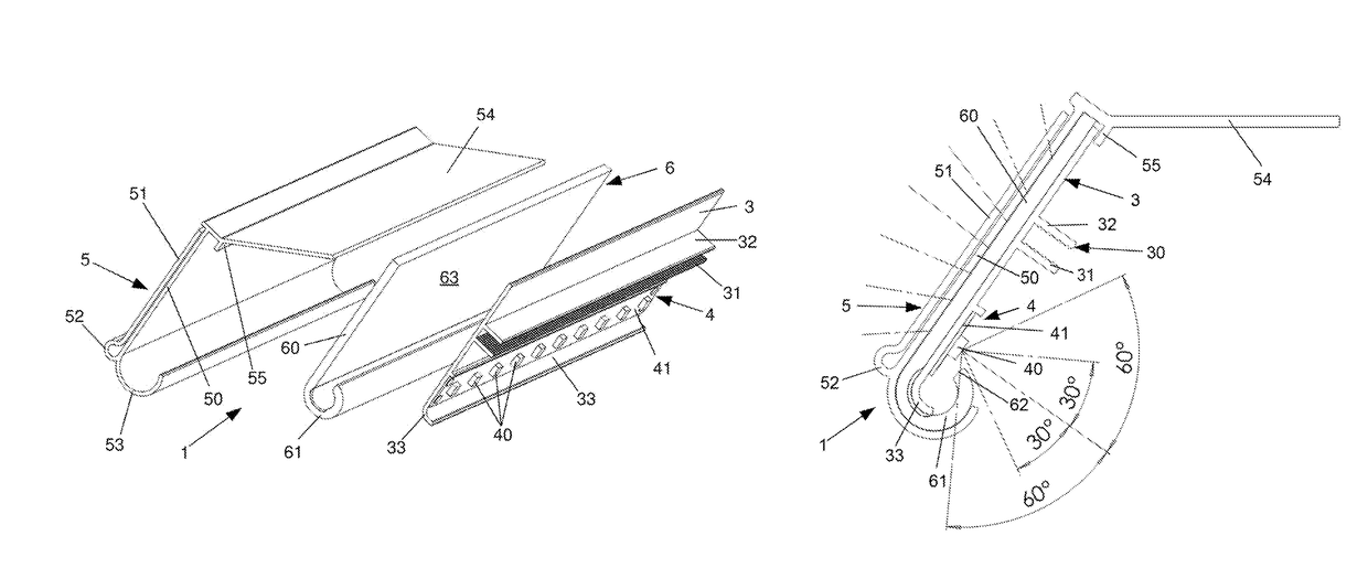 Shelf illumination device