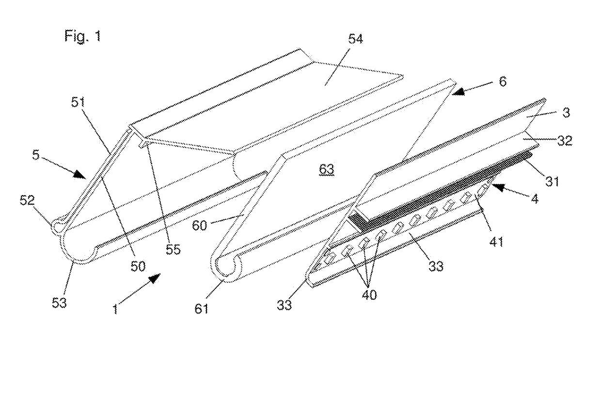 Shelf illumination device