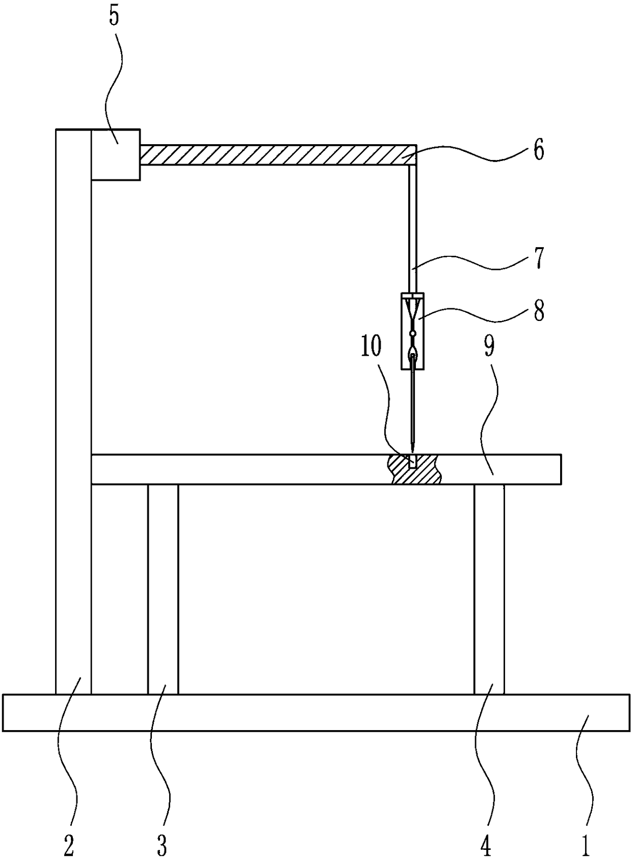 Cutting device for leather manufacturing