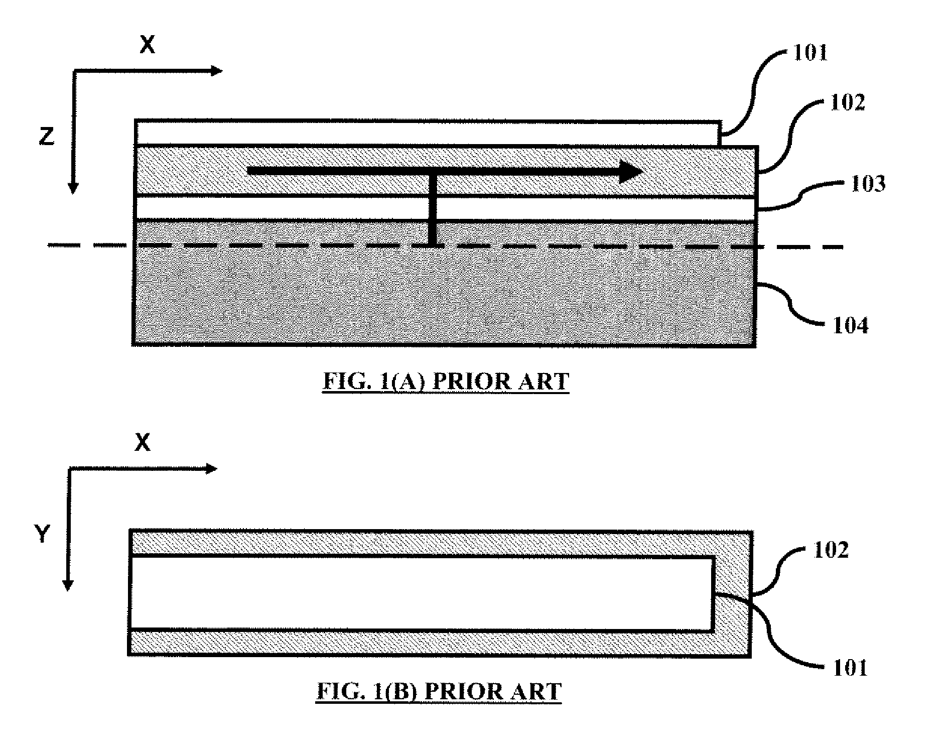 Negative vertical deflection piezoelectric MEMS actuators and method of fabrication