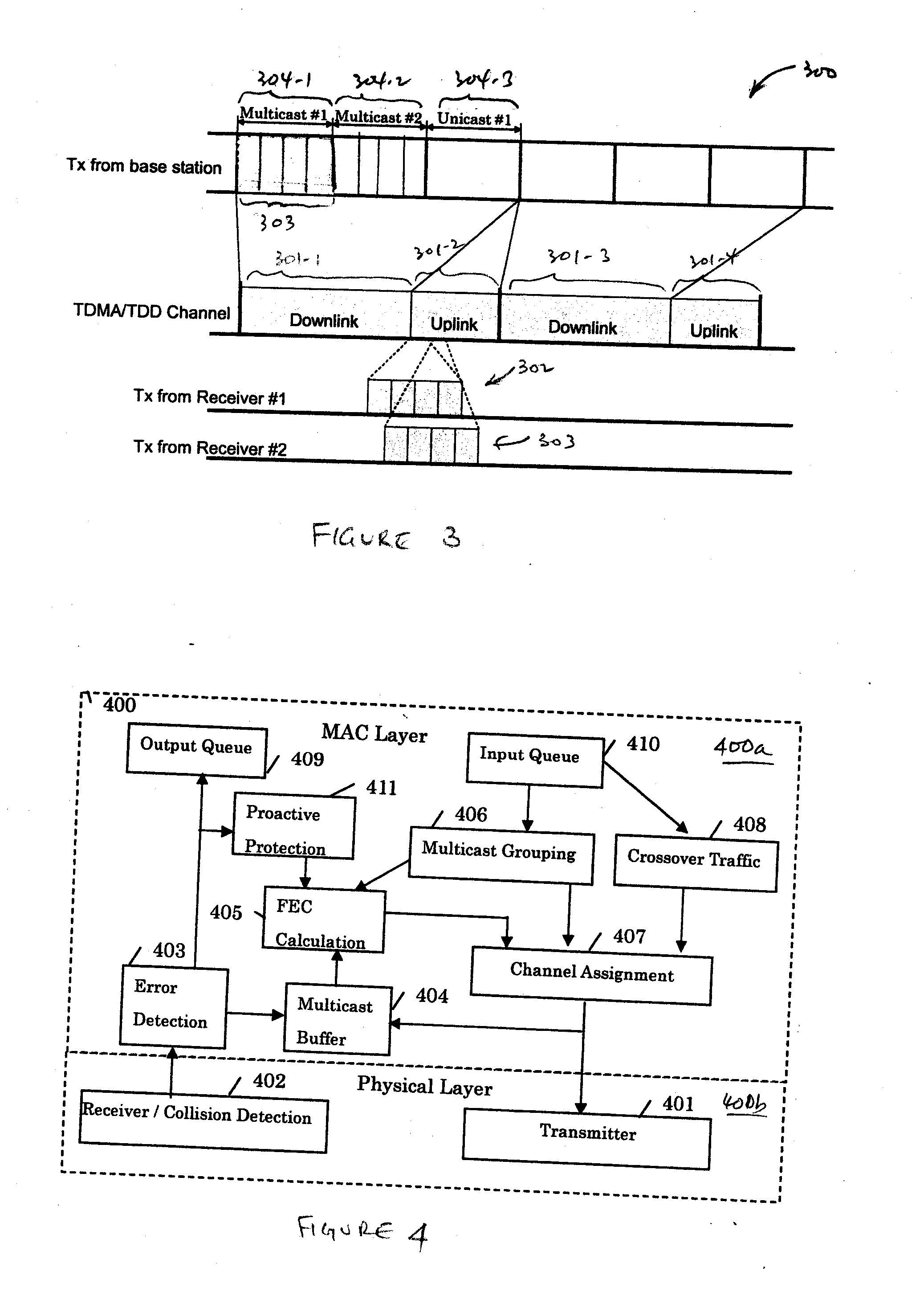 Method for supporting scalable and reliable multicast in tdma/tdd systems using feedback suppression techniques