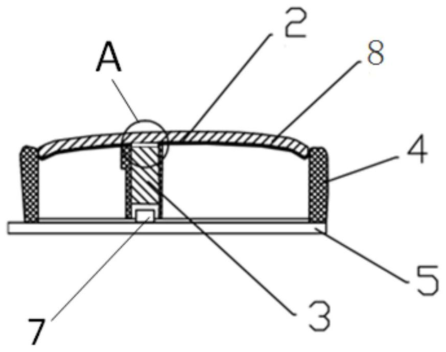 A car electronic gear position indicator panel with dark surface and light transmission and its manufacturing method