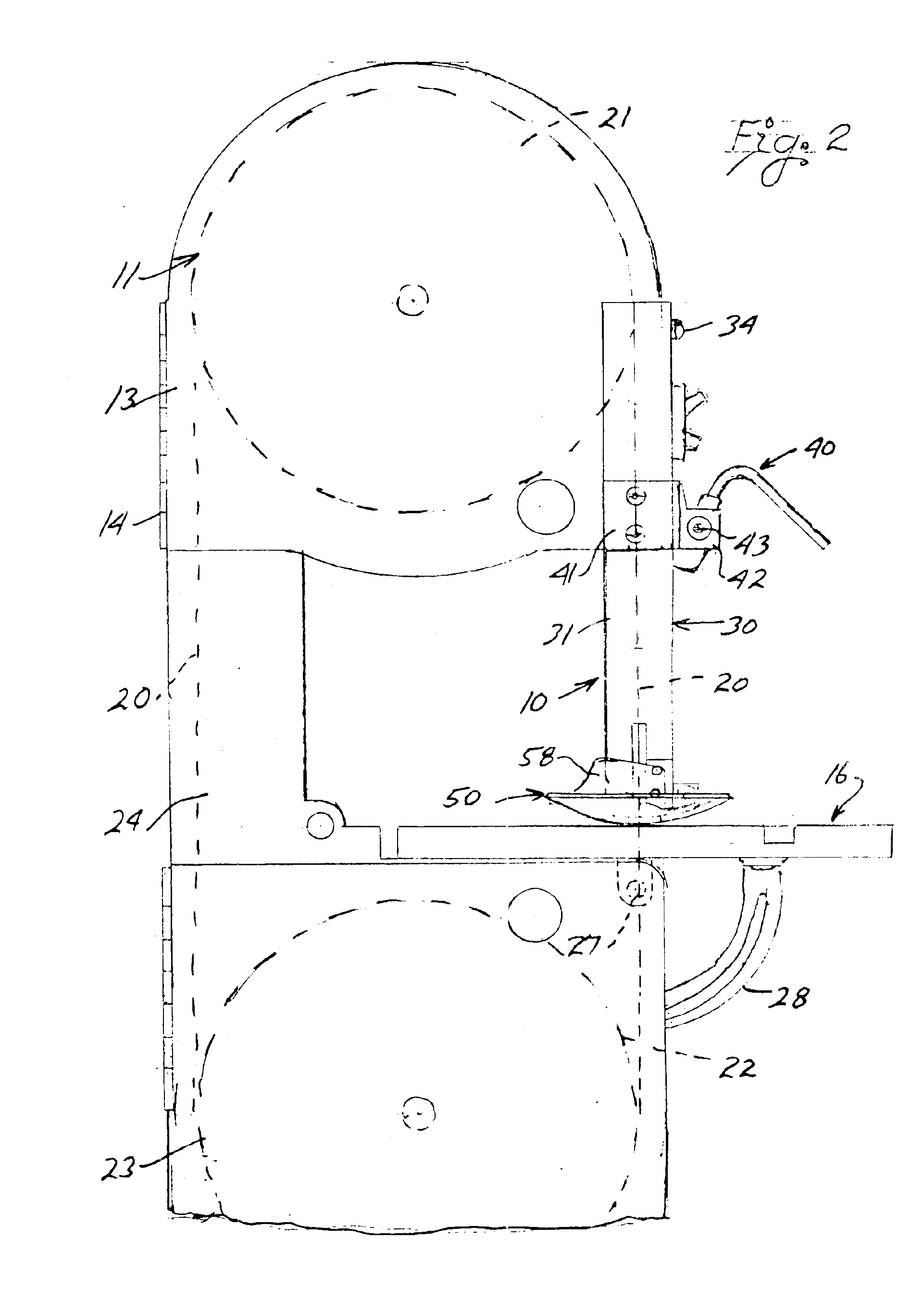 Safety guard for band saws