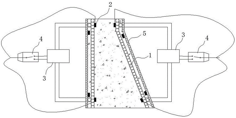 Method and device capable of regulating temperature of concrete dam permanently