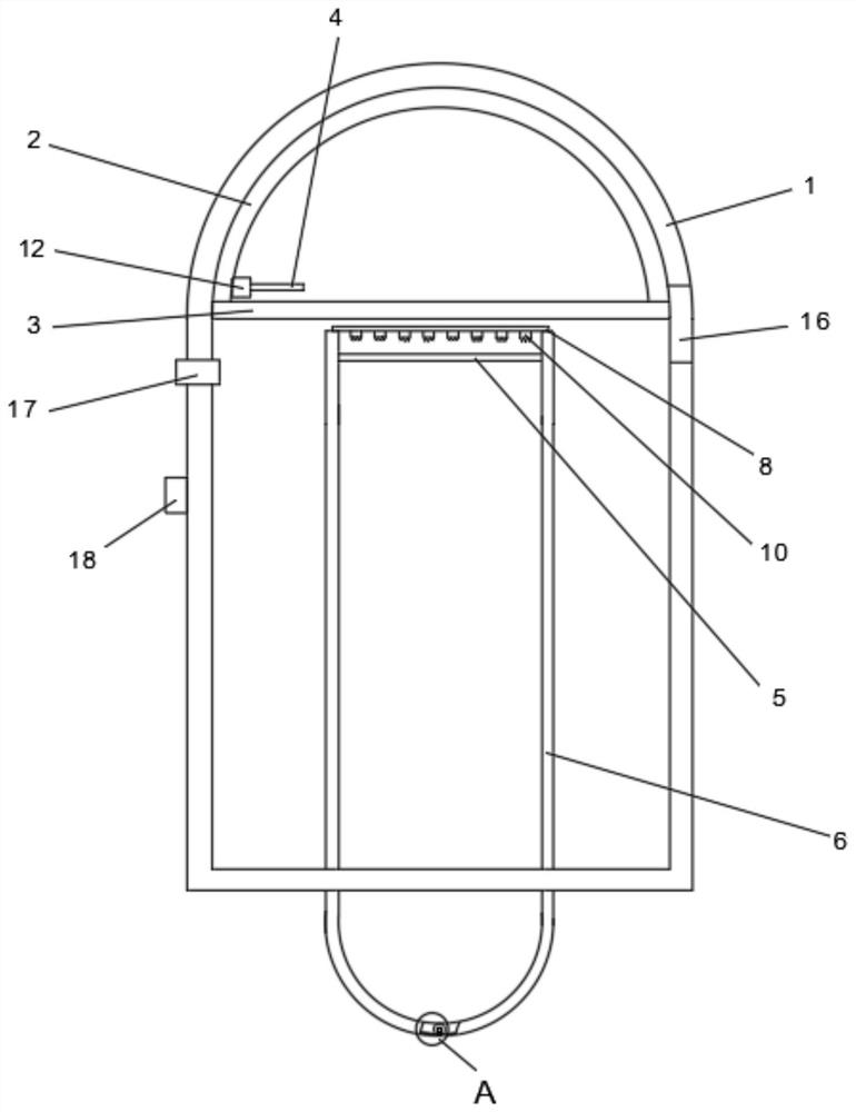 A device for detecting solid insulation discharge