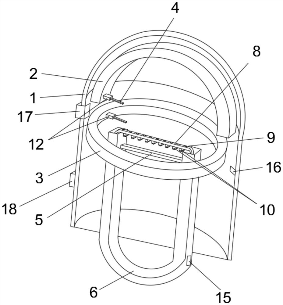 A device for detecting solid insulation discharge