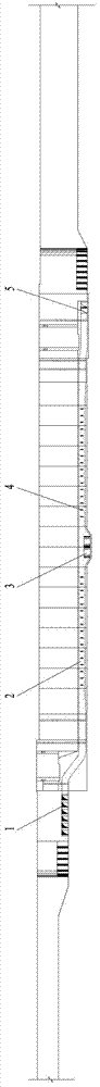 Water-saving layout structure of parallel double-line huge navigation lock water conveyance system, and water conveyance method of water-saving layout structure