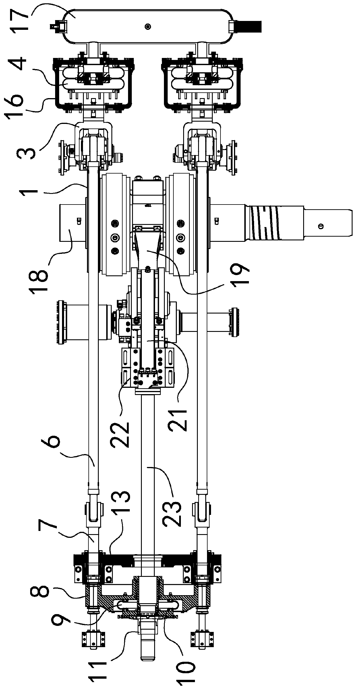 Edge pressing mechanism of high-speed can body stretcher