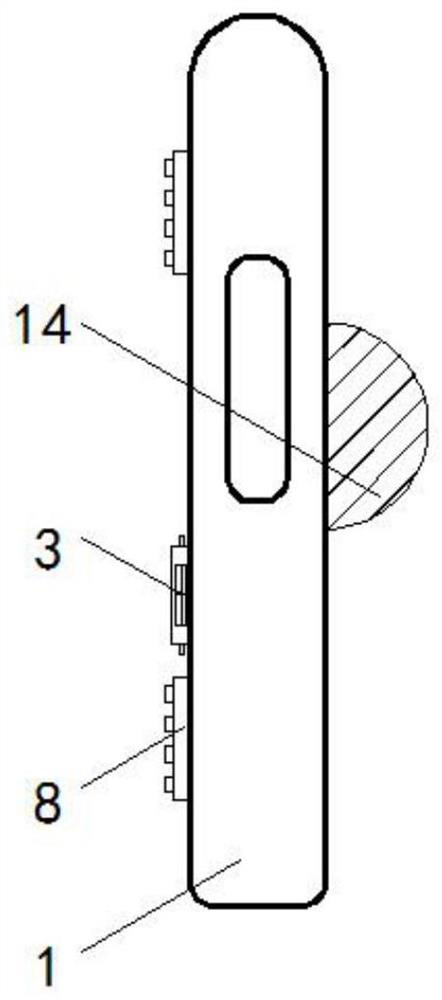 A kind of preparation method of children's infusion fixation plate for anesthesiology department