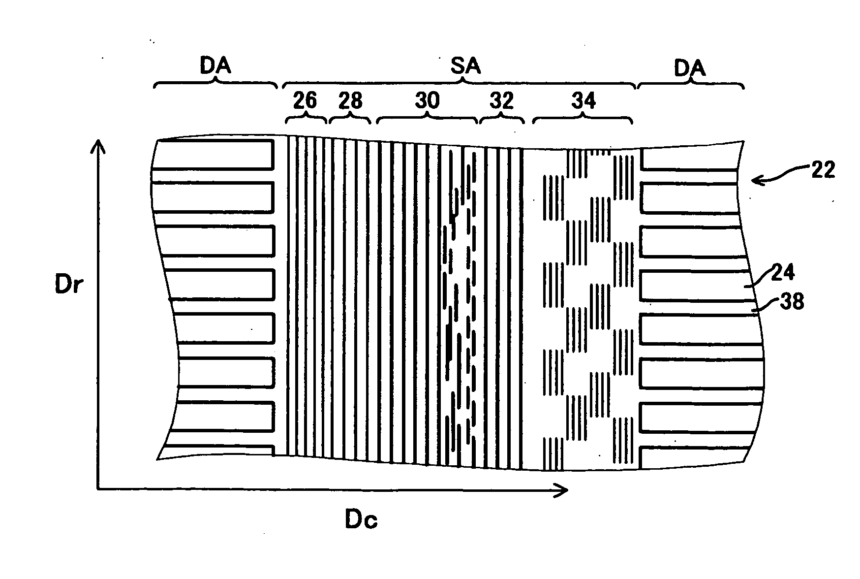 Magnetic recording medium, magnetic recording and reproducing apparatus, stamper, method of manufacturing stamper, and method of manufacturing magnetic recording medium