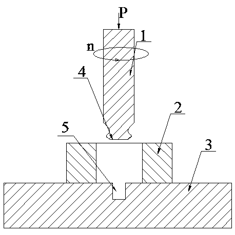 Steel stud and thick aluminum plate frictional stud welding method