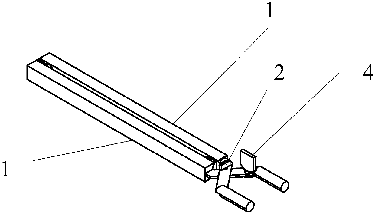 Assembled building component joint seam shear-type bin separation plugging construction tool and method