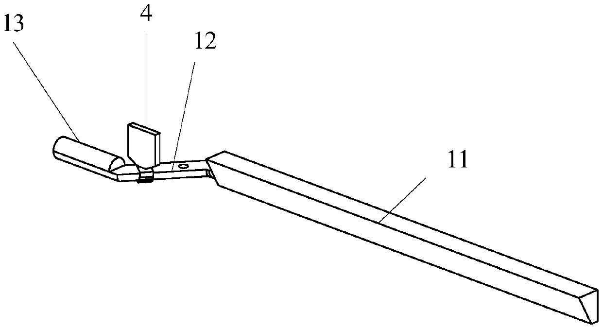 Assembled building component joint seam shear-type bin separation plugging construction tool and method