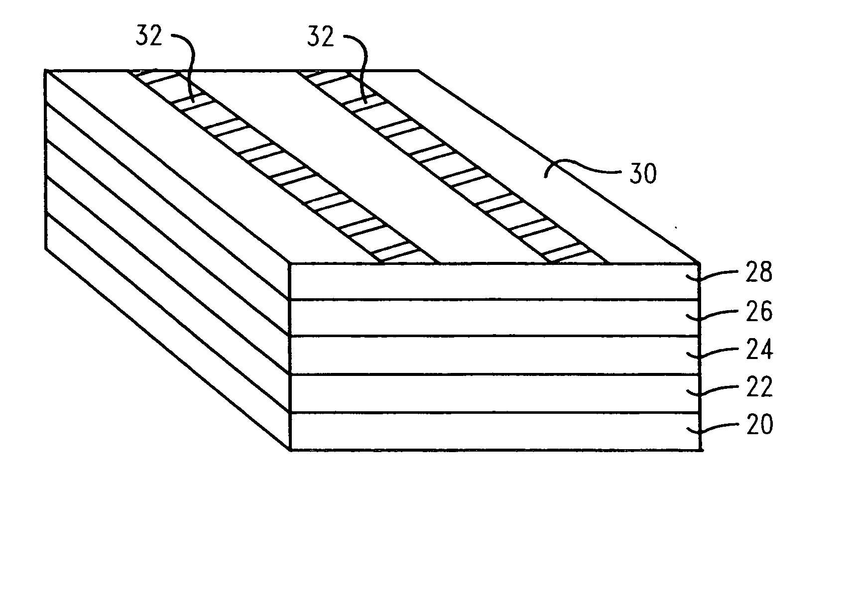 Method for reducing feature line edge roughness