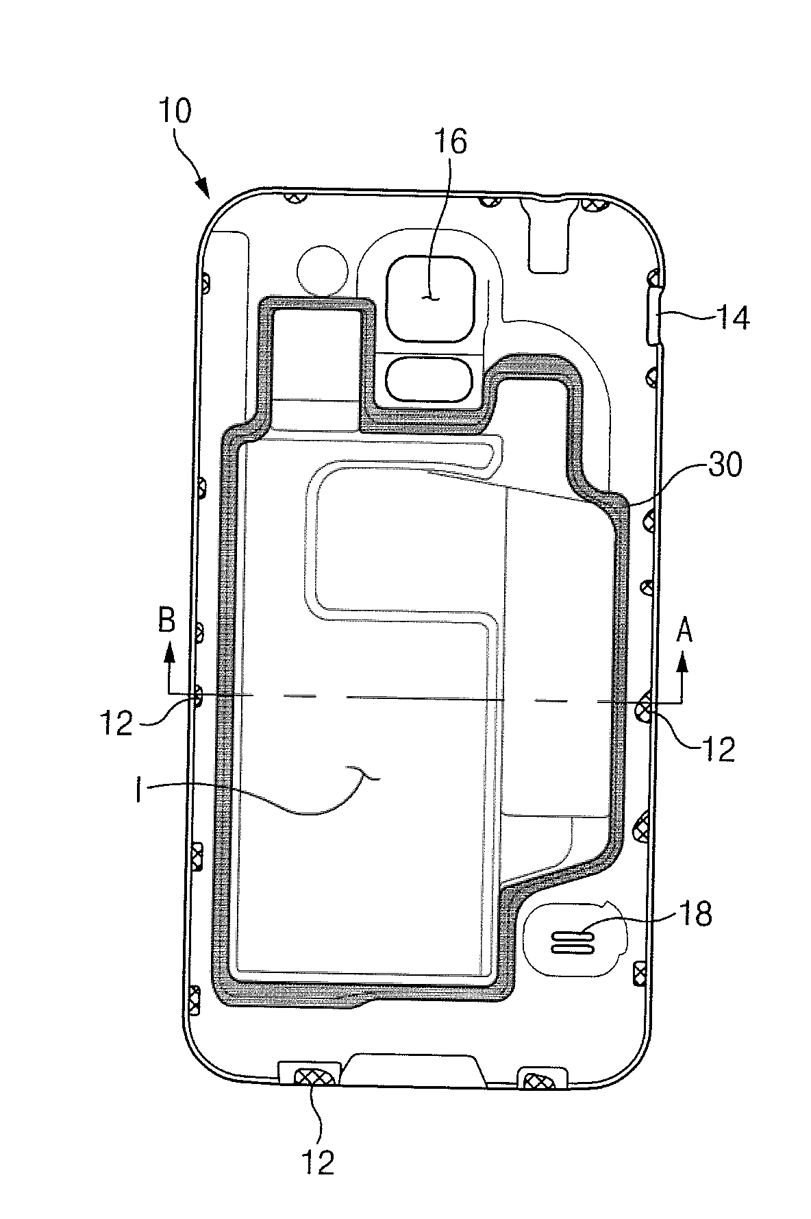 Electronic device including a function of water proof and cover thereof