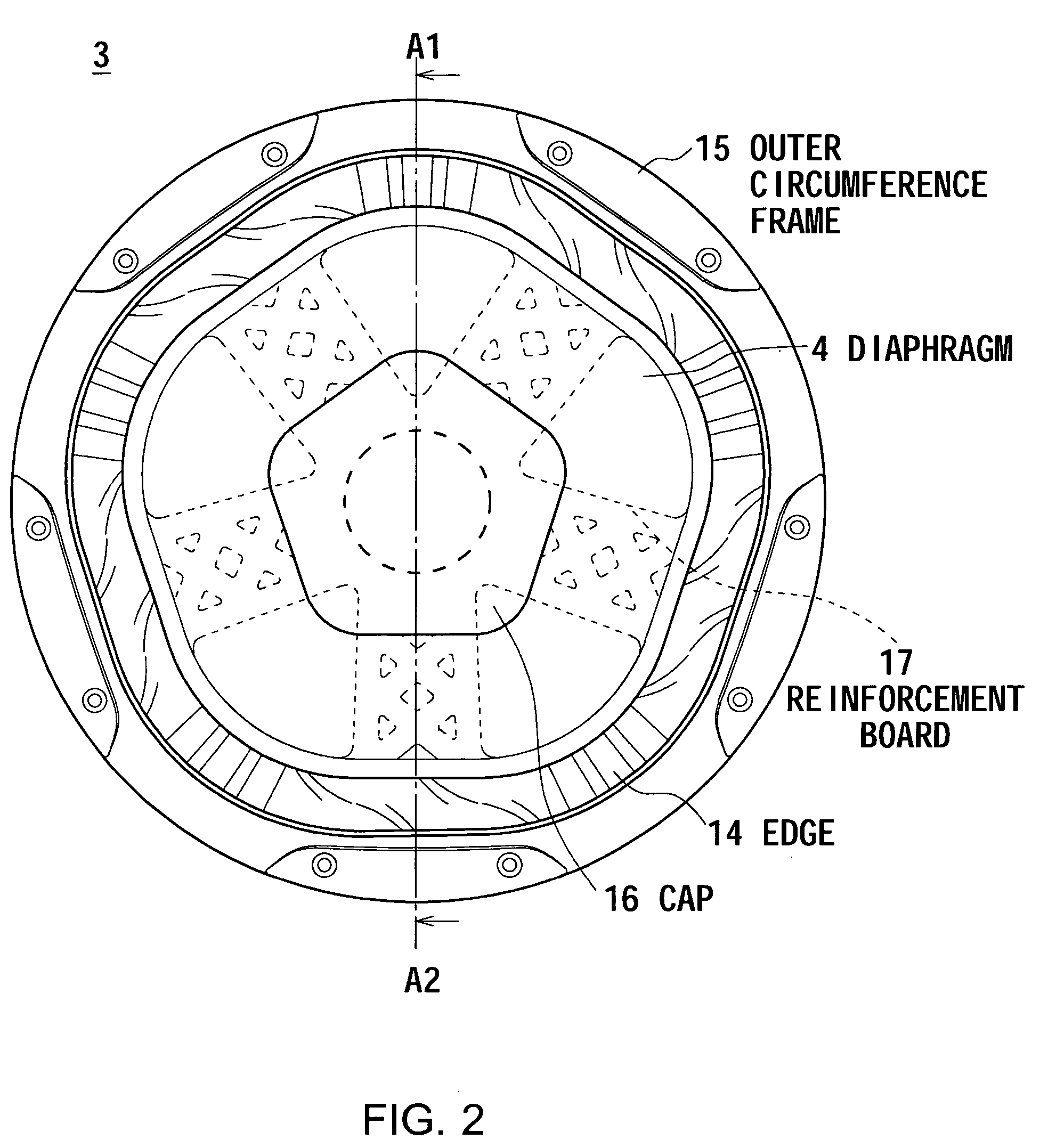 Speaker diaphragm, speaker unit and speaker apparatus