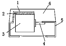 High-temperature sheet-type tantalum capacitor and manufacturing method thereof