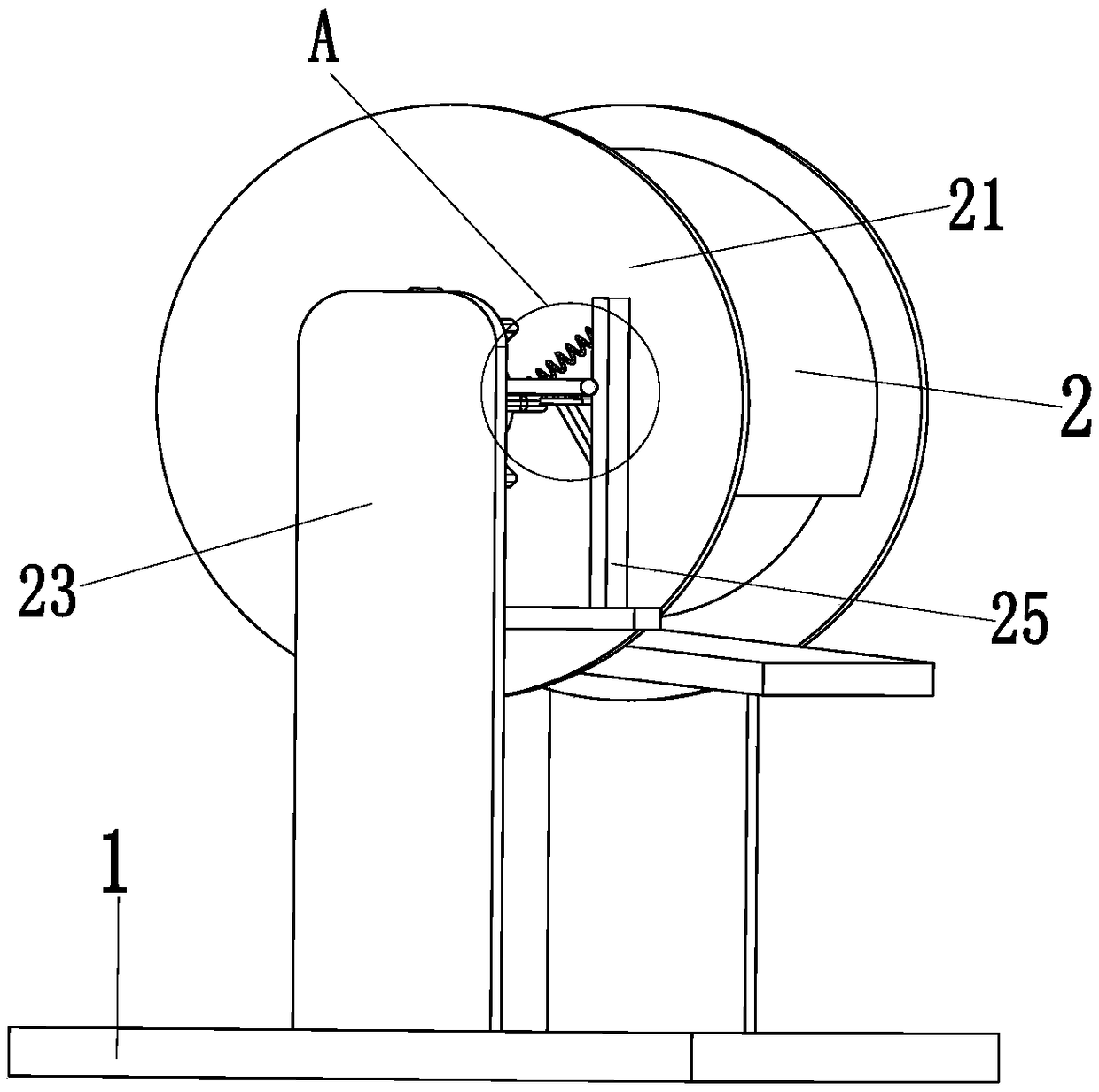 Conveying device for outer package aluminum-plastic films of soft-packaged batteries during punching