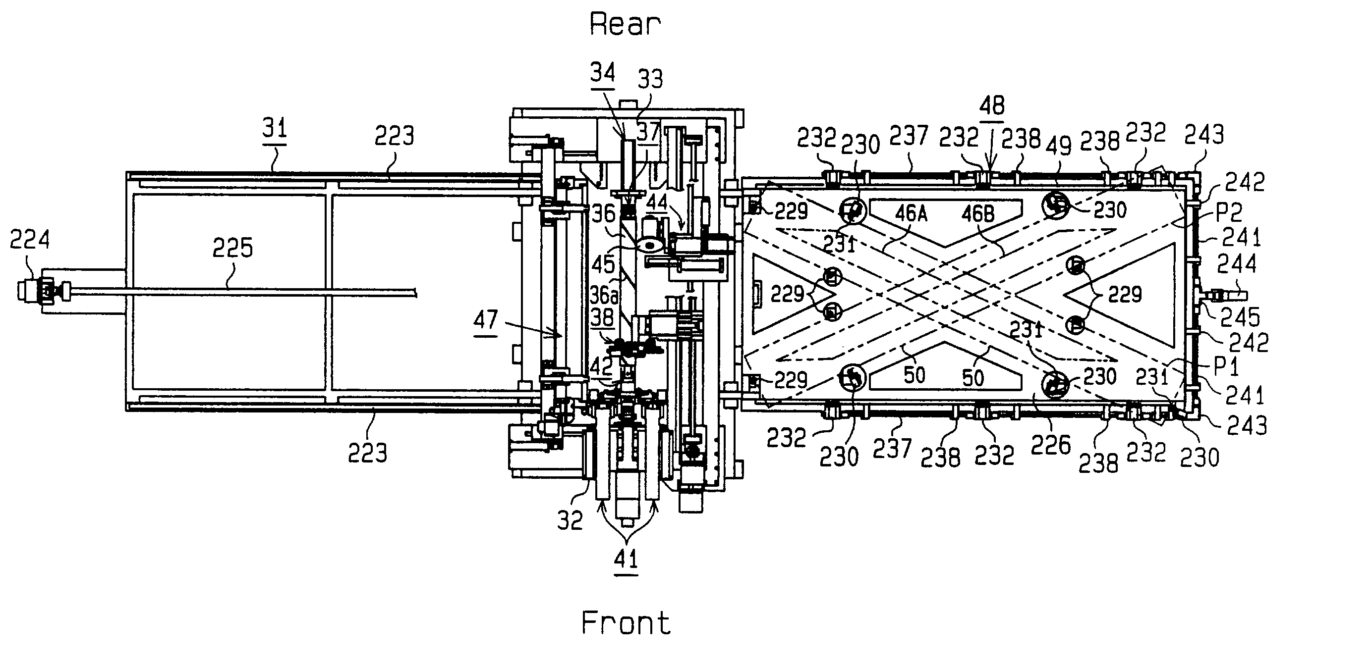 Method and device for manufacturing belt material for tire