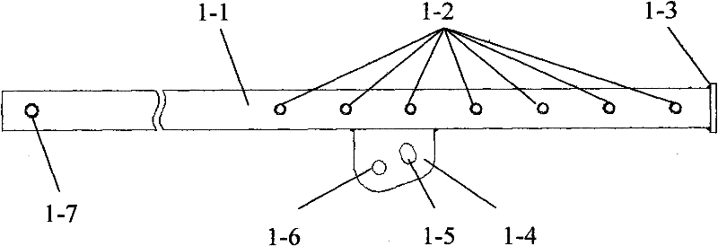 Pull-off mode integral type cantilever of overhead contact line equipment of electrified railway