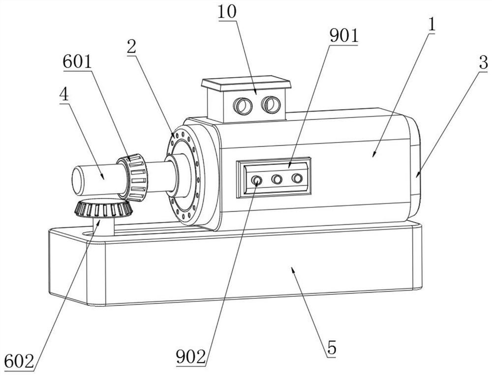 A self-cooling motor