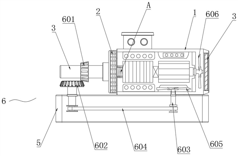 A self-cooling motor