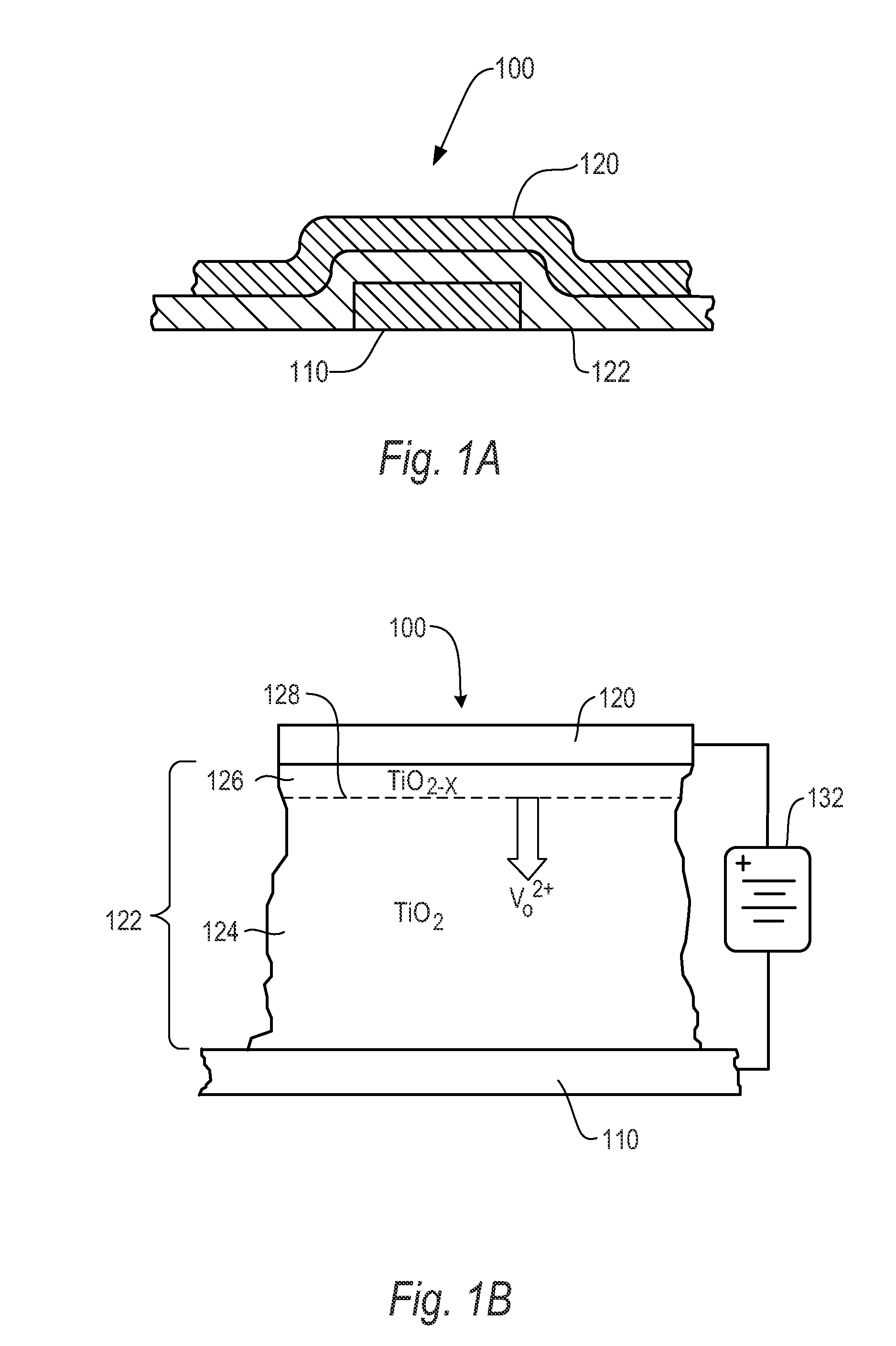 Memristors with an electrode metal reservoir for dopants