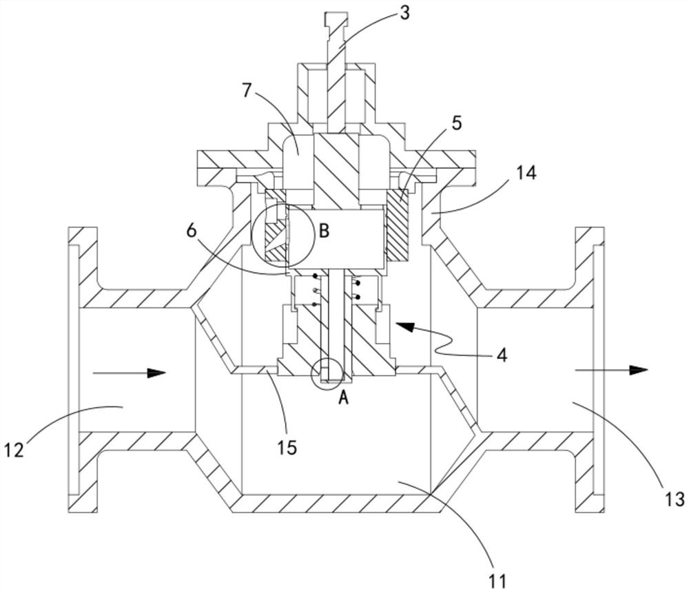 Noise reduction and impurity removal pressure reduction regulating valve