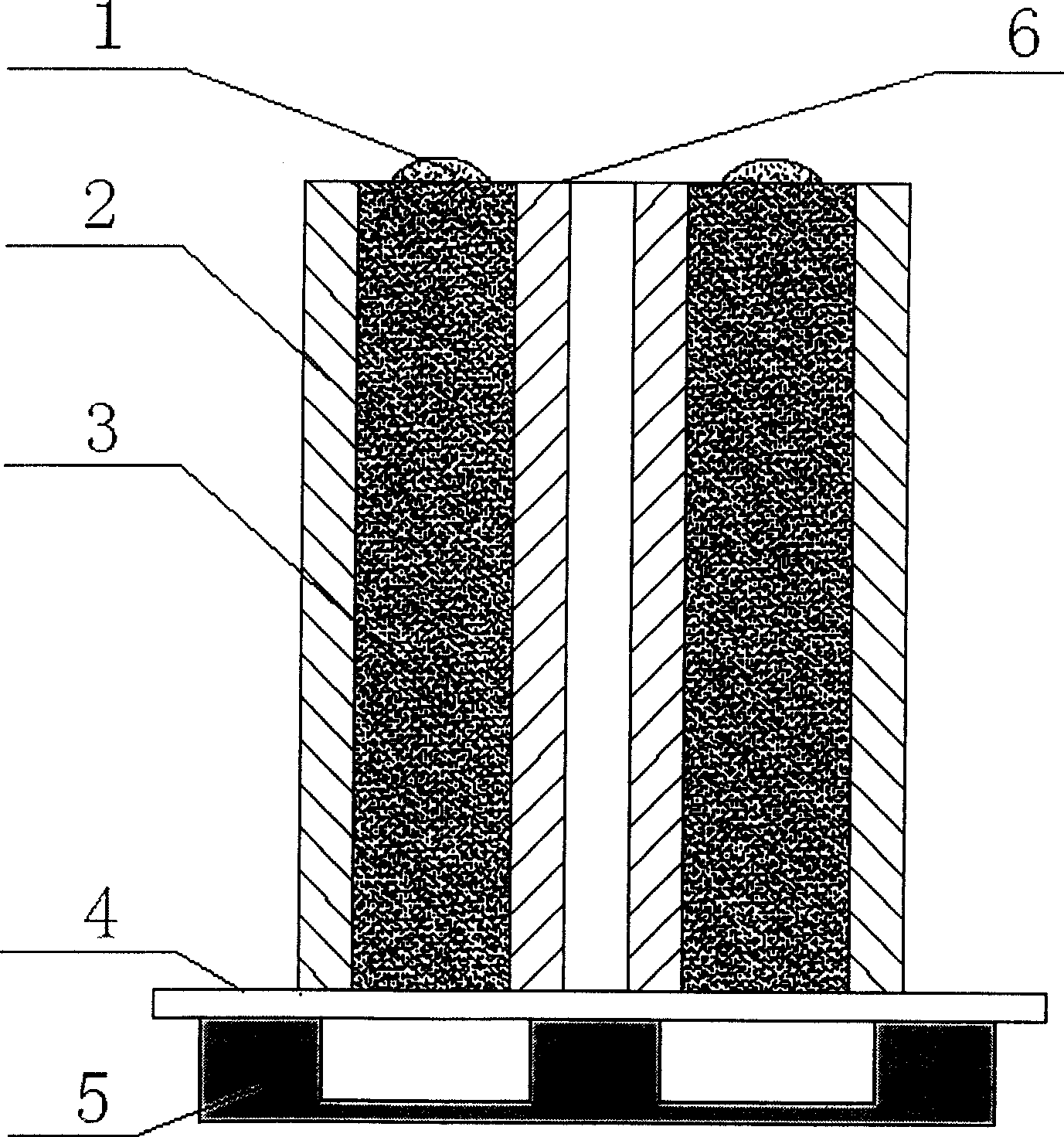 Manufacture method of ceramic lining composite square steel tube