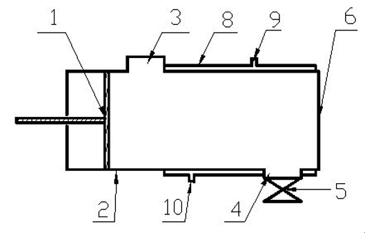 Piston supercharged material steam explosion method and device