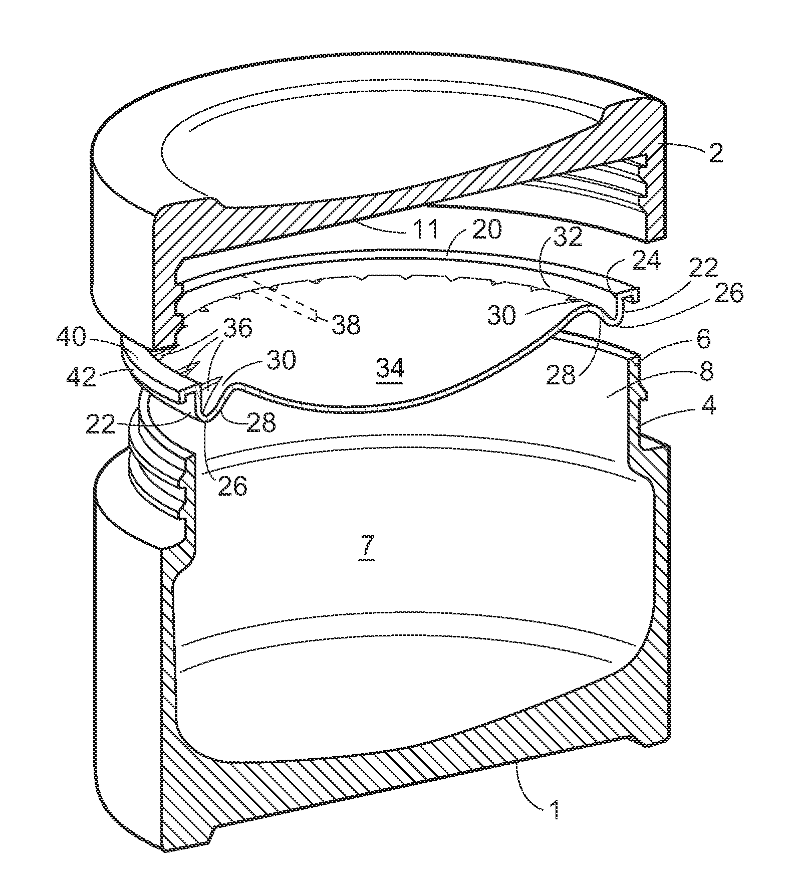 Sifter dish insert for cosmetic package