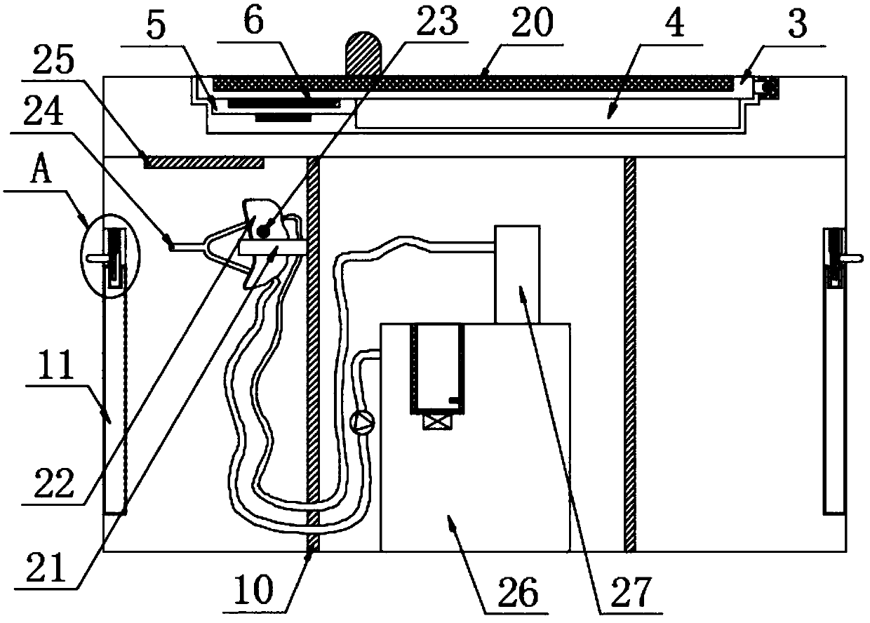 Aerosol inhalation device for pediatric internal medicine