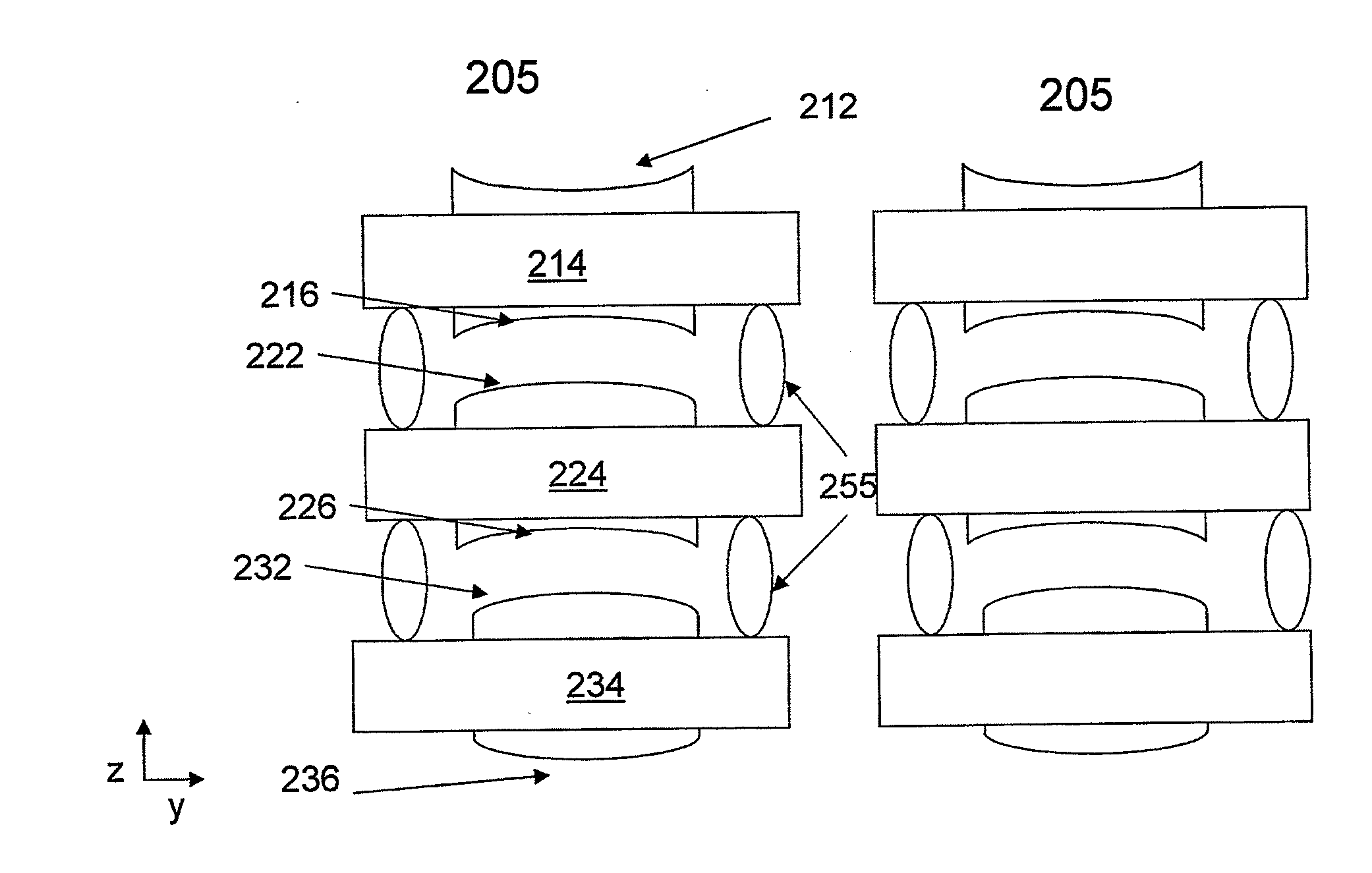 Optical device and associated methods