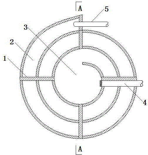 Large-scale urban domestic sewage and feces centralized recovery and treatment device and its centralized recovery and treatment system