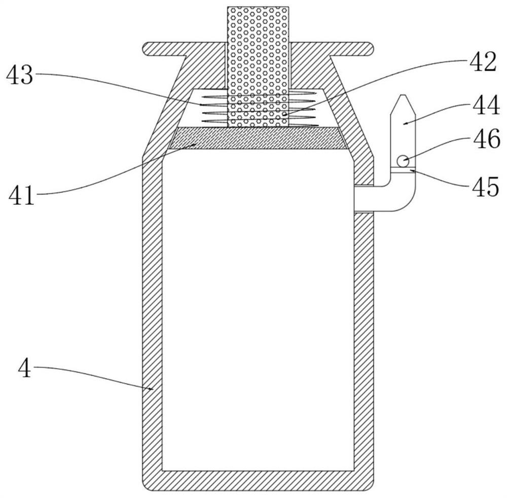 Self-opening/closing quantitative bottle-dividing rainwater sampler