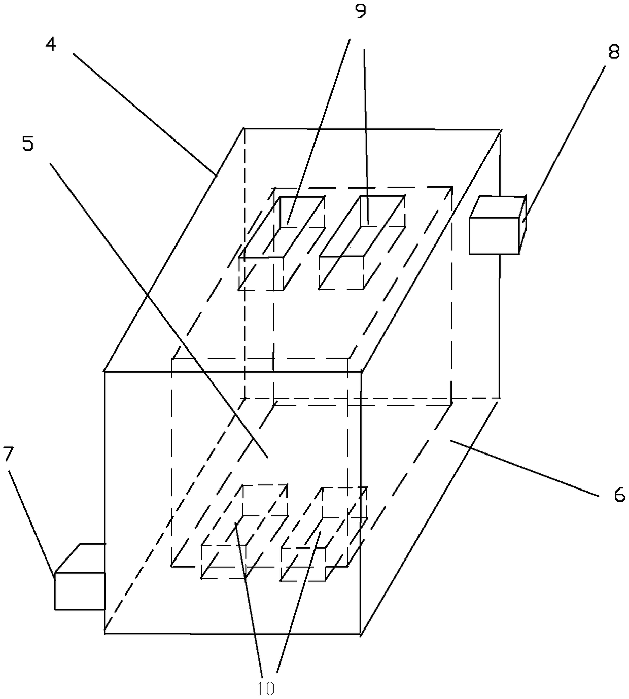 Modified carbon fiber magnesite board prepared with industrial waste acid and preparation process thereof