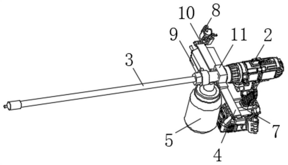 Unmanned aerial vehicle electrified rust removal device and operation method thereof