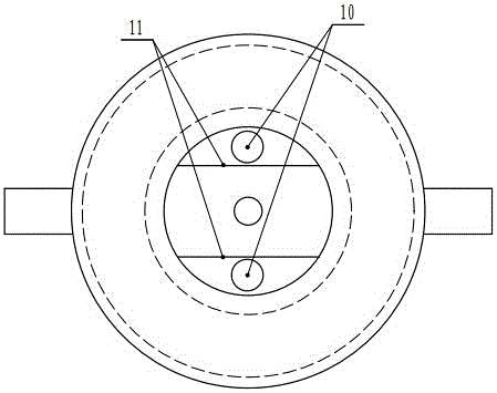 Device and method for preparing static stretching sample of steel wire with section diameter being 2-10mm