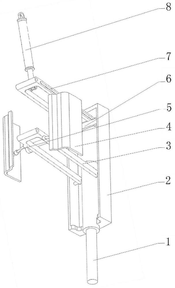 Spacecraft vertical recovery landing system, spacecraft and recovery landing method