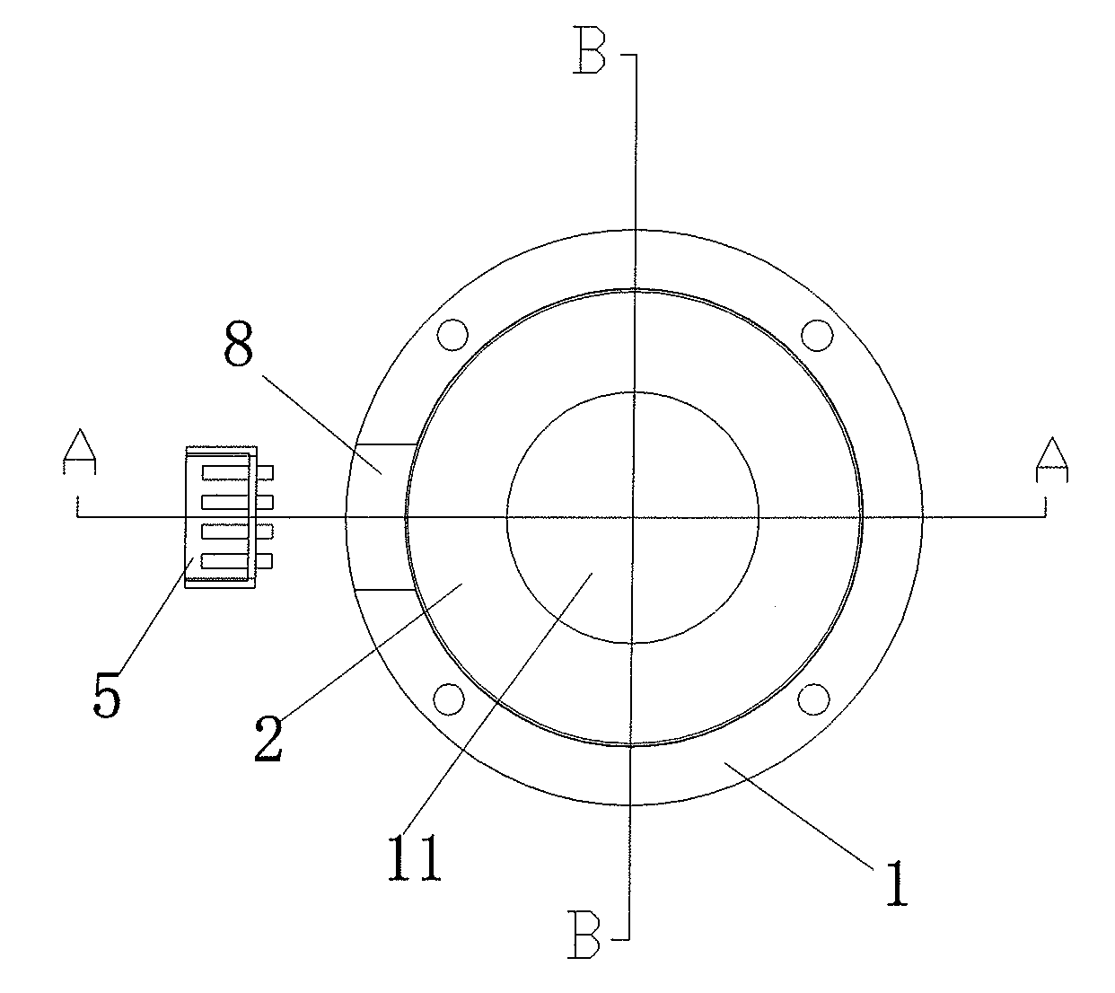 LED flat-plate type multi-chip high power light source