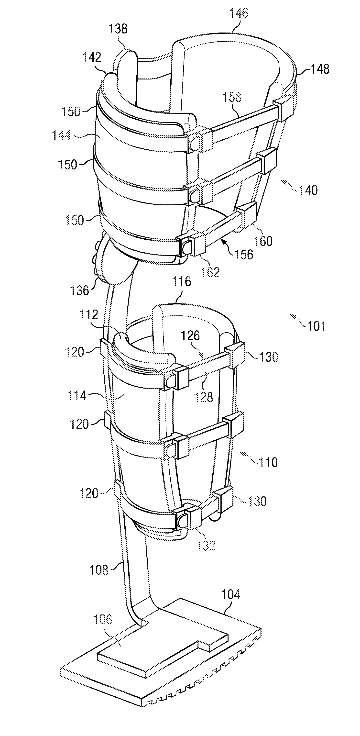 Weight-bearing lower extremity brace