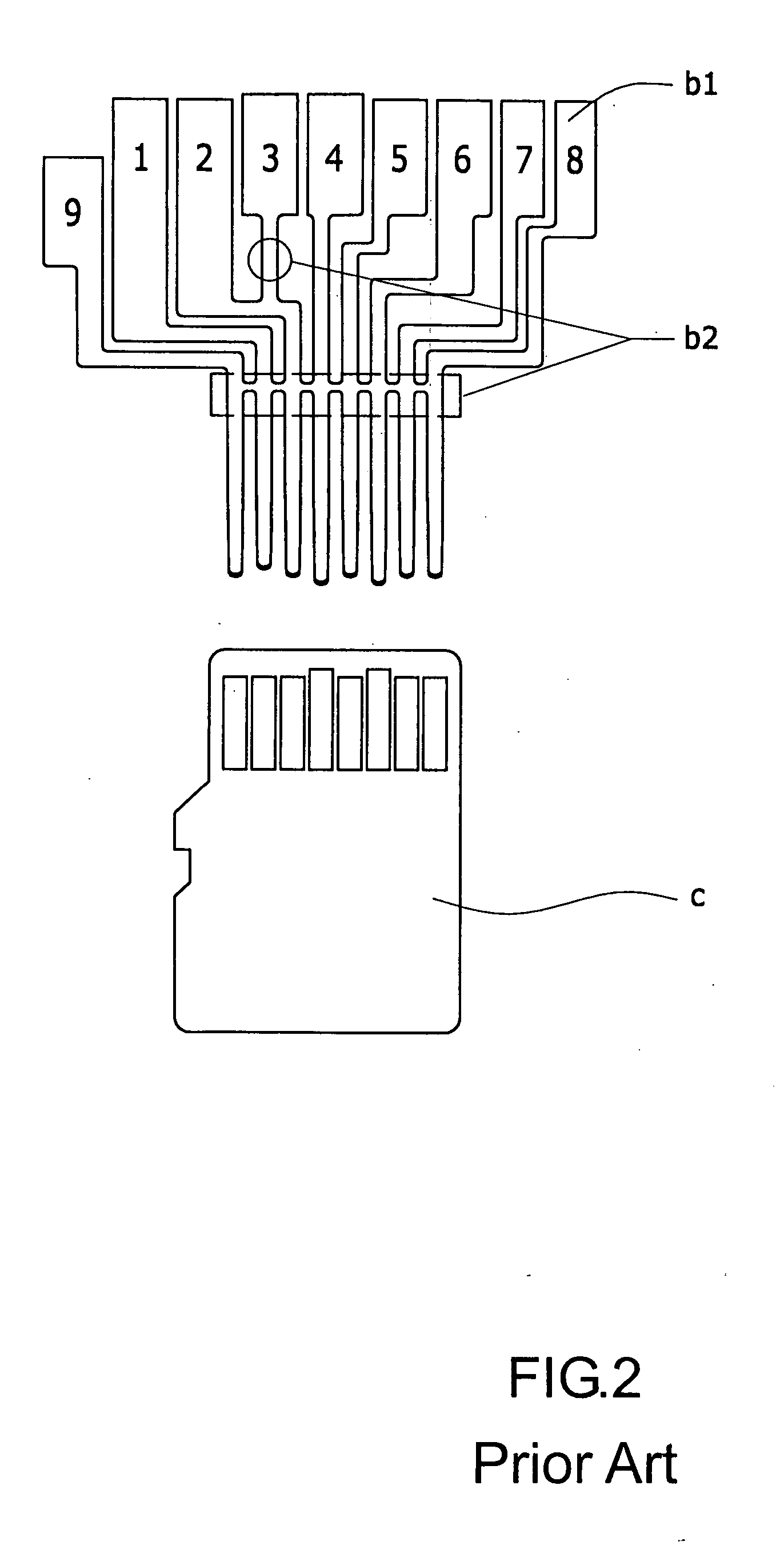 Transflash-to-SD adaptive card structure