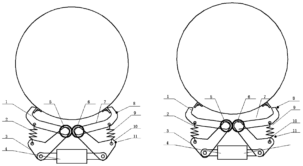 A launch car lock cylinder device