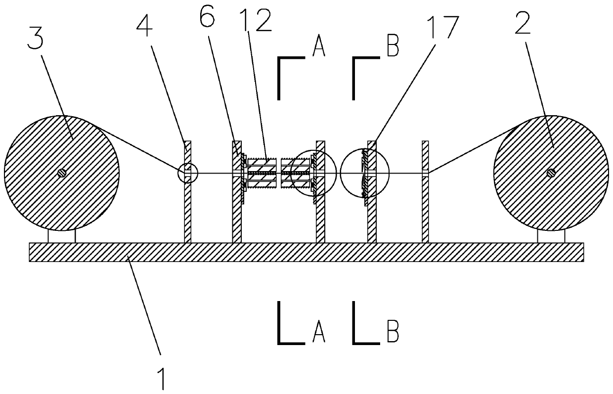 A cable stripping machine